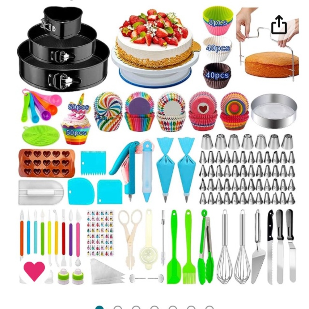 Cake Decorating supplies over 450 pieces